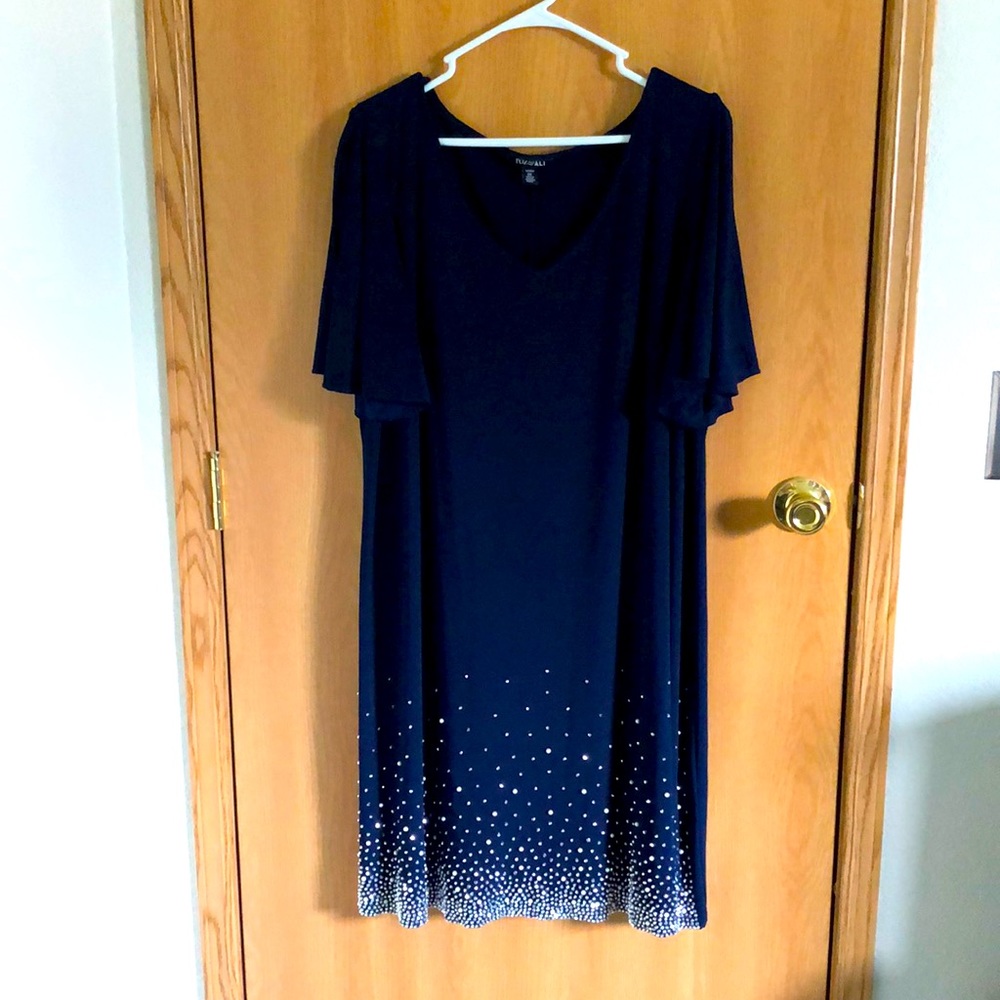 Navy cocktail dress